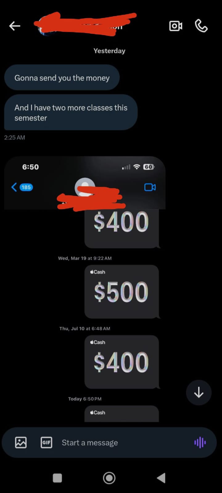 Payment Screenshot